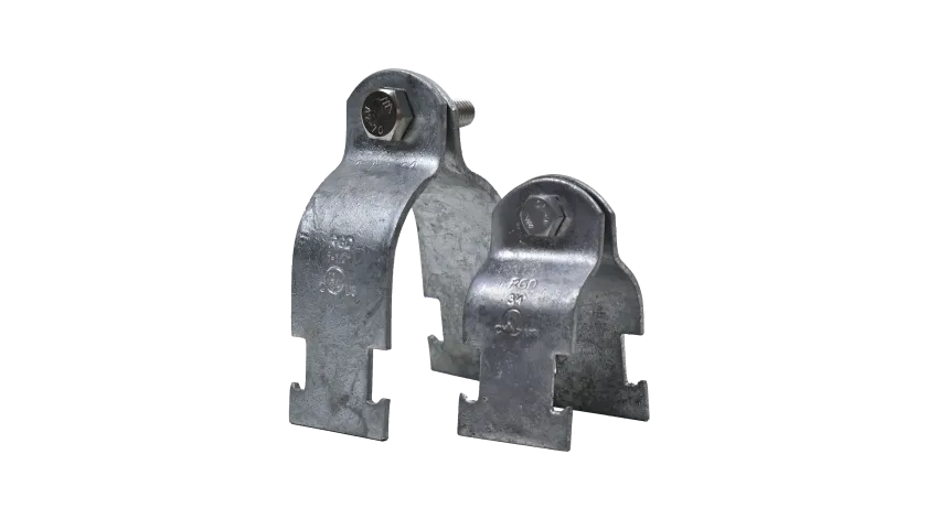 ABRAZADERA STRUT DE ACERO RIGIDO 1-1/4" HDG