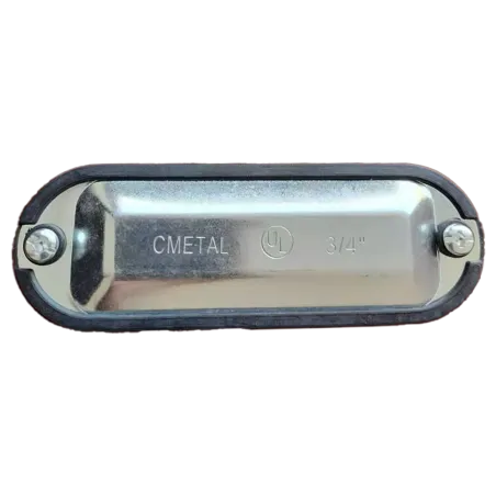 TAPA C/EMPAQUE INTEGRADO P/CAJA CONDULET FORM 5 ACERO DE 1", UL