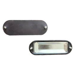 TAPA C/EMPAQUE INTEGRADO P/CAJA CONDULET FORM 5 ACERO DE 2", UL