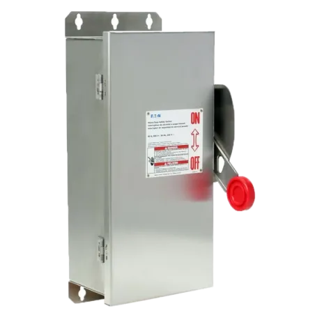 DISCONNECT SWITCH, FUSIBLE, ACERO INOX, 3X100A 277/480-600V, IP66 NEMA 12/3R, UL (FUSIBLES NO INCLUIDOS)