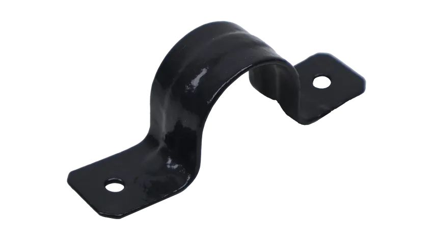 ABRAZADERA 2 OREJAS DE HIERRO 3/4" REVESTIDA DE PVC