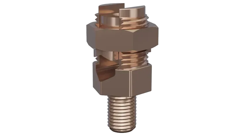 CONECTOR TIERRA TIPO KC P/2 CABLE 2-2/0AWG A ESTRUCTURA 1 PERNO 1/2", UL