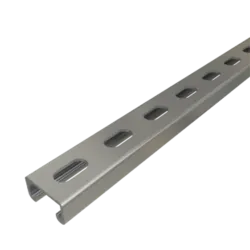 CANAL STRUT BAJO RANURADO ACERO 1-5/8"X7/8"X10FT e:12GA HDG