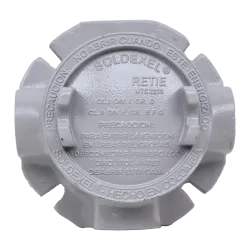 CAJA REDONDA TIPO GUAFT AL. 3/4" COVER Ø3'' NEMA 7, CL1 DIV1&2
