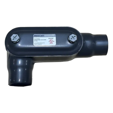 CAJA CONDULET FORM 7 TIPO LR 1/2" REVESTIDA DE PVC, ETL/UL