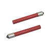 FOCO LED ROJO EXTRA LARGO DE 54.5mm 220VAC/VDC