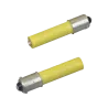 FOCO LED AMARILLO LARGO 40.0mm 130VAC/VDC