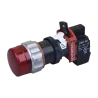 PULSADOR LUMINOSO LED ROJO 1NC - 220VAC EX