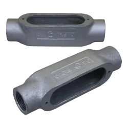 CAJA CONDULET FORM 5 TIPO C HIERRO 2" HDG, UL