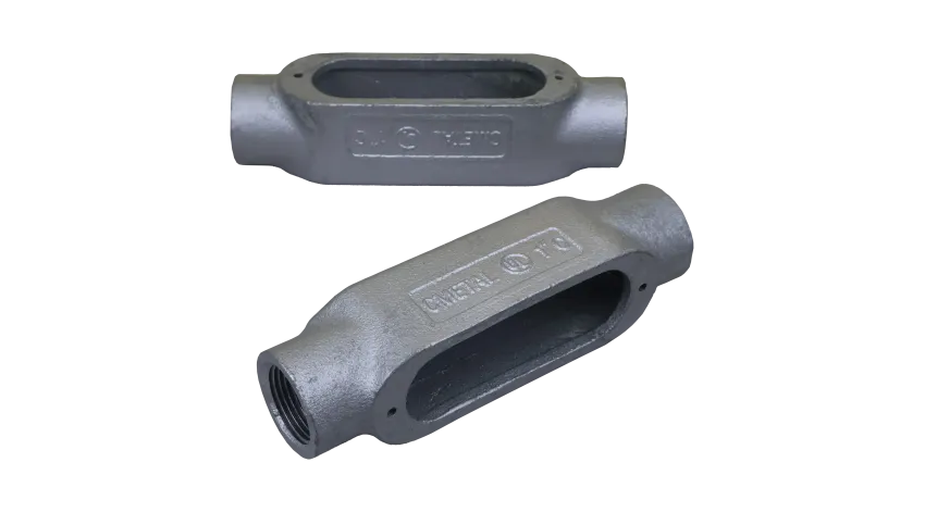 CAJA CONDULET FORM 5 TIPO C HIERRO 2" HDG, UL