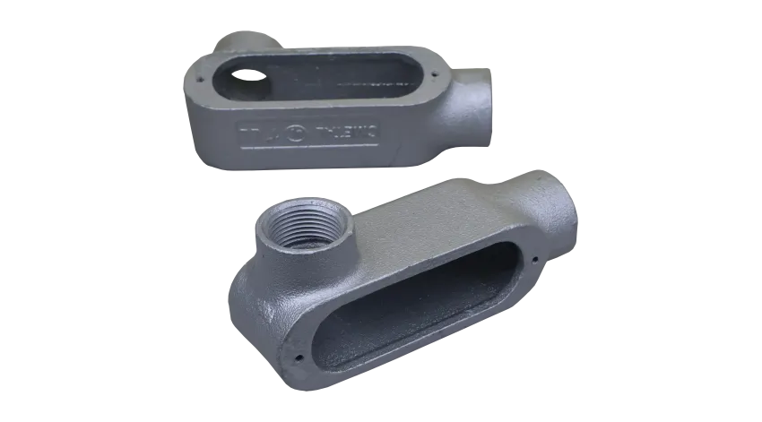 CAJA CONDULET FORM 5 TIPO LL HIERRO 2" HDG, UL