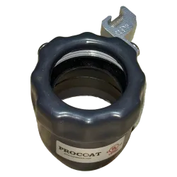 TUERCA BUSHING HIERRO 1" REVESTIDA DE PVC C/TERM. AL #4-14AWG UL
