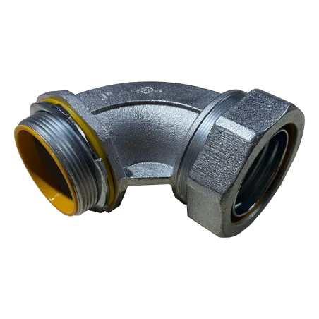 CONECTOR LIQUIDTIGHT CURVO AISL. HIERRO 1"X90° UL