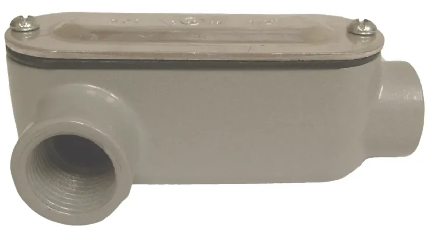 CAJA CONDULET TIPO LR C/TYE ALUMINIO 1" NEMA 4, UL