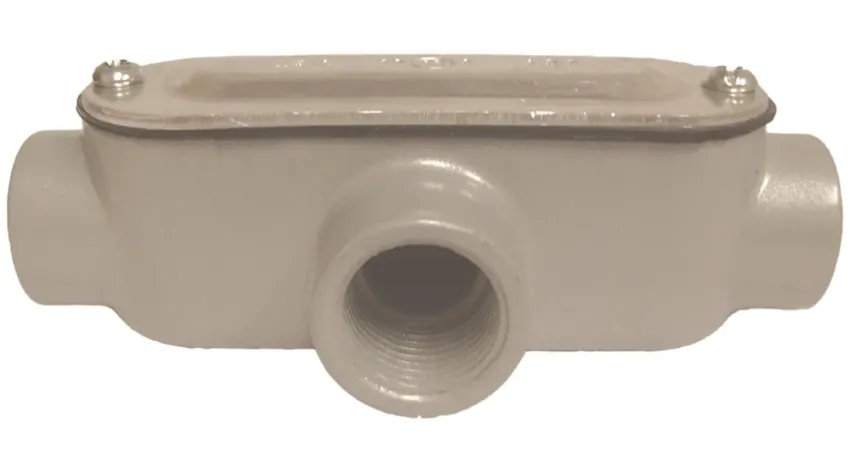 CAJA CONDULET TIPO T C/TYE ALUMINIO 2" NEMA 4, UL