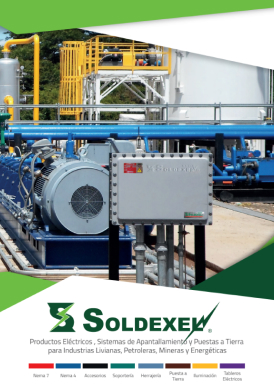 Portada del brochure de Soldexel.